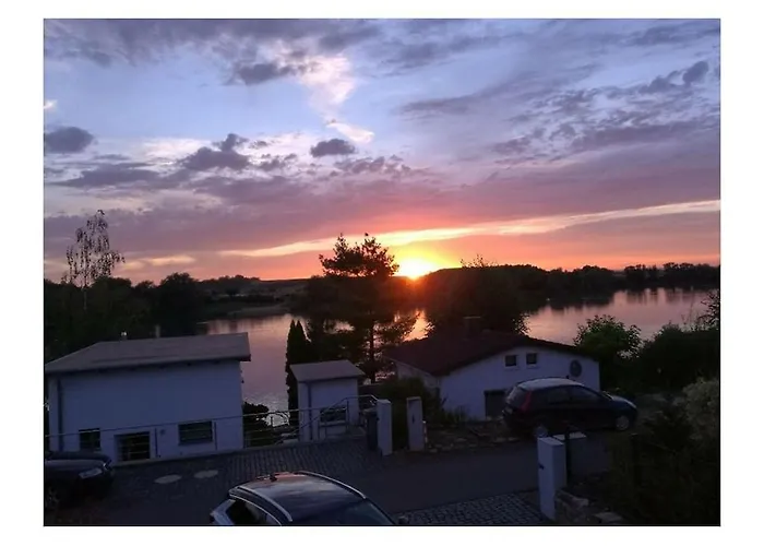 View Of The Sunset Comfortable Vacation Ferienhaus Alperstedt